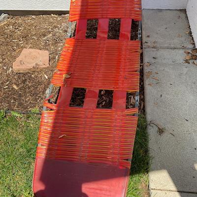 Vintage Folding Lawn Lounger