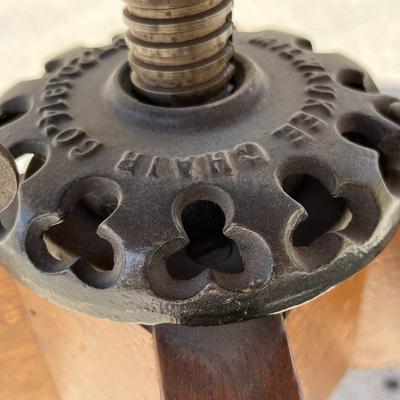 MCM Wood Office Chair