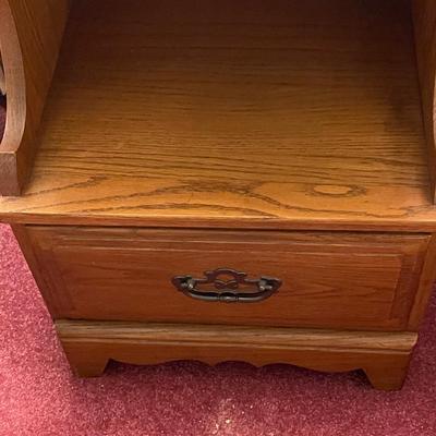 Vintage Ballman Cummings Solid Wood Night Stand