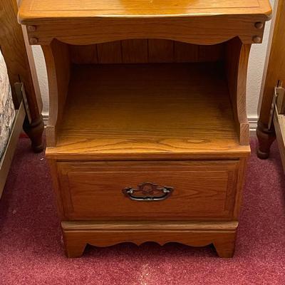 Vintage Ballman Cummings Solid Wood Night Stand