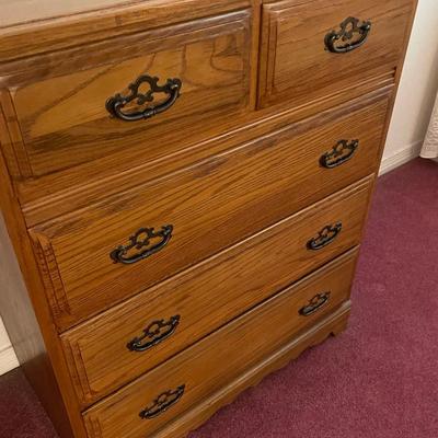 Vintage Ballman Cummings Solid Wood Chest of Drawers
