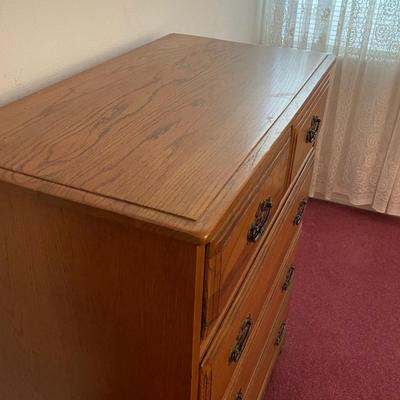 Vintage Ballman Cummings Solid Wood Chest of Drawers