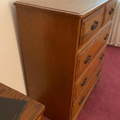 Vintage Ballman Cummings Solid Wood Chest of Drawers