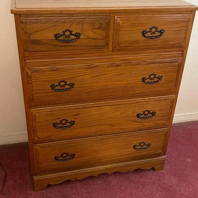 Vintage Ballman Cummings Solid Wood Chest of Drawers