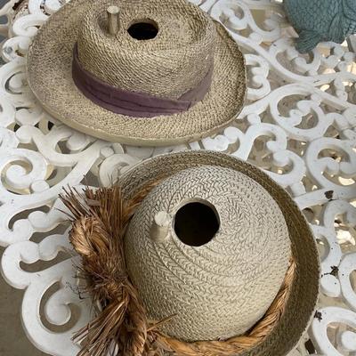 Hat Bird Houses.