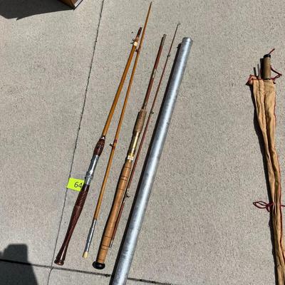 Flyfishing rods, case