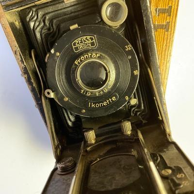 Two Antique Zeiss Ikon Cameras.