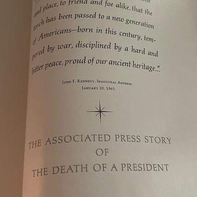 Vintage Book "The Torch is Passed - The Associated Press Story of The Death of a President"
