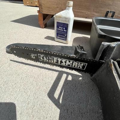 Craftsman 16" Chain Saw in Case