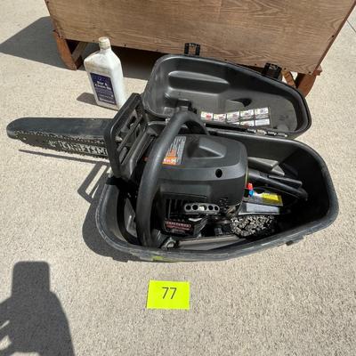 Craftsman 16" Chain Saw in Case