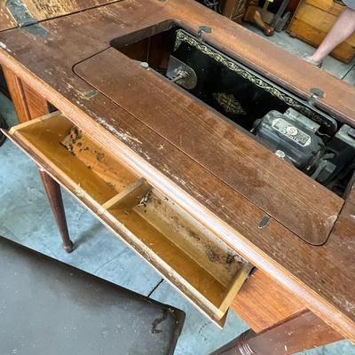 Vintage Singer Machine Table Stool + More