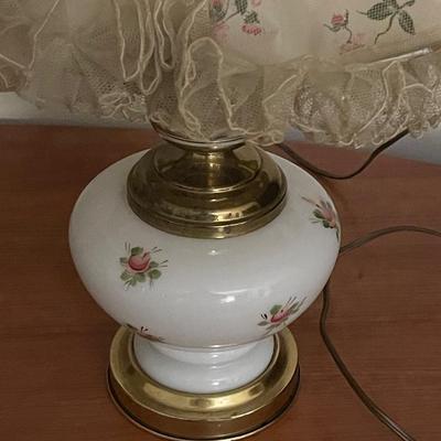 Two Adorable Vintage Boudoir Lamps