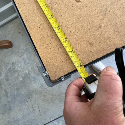 Shelving Metal/wood adjustable