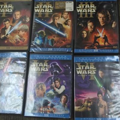 Star Wars I-VI  DVDs Set (Full Screen)