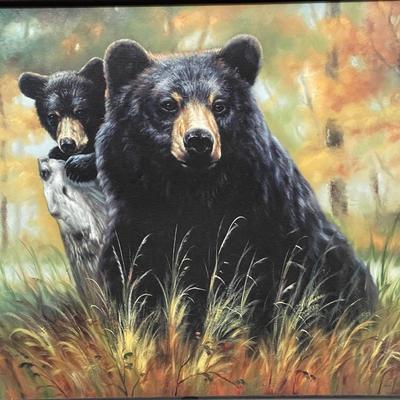 Mother and Cub Framed Picture