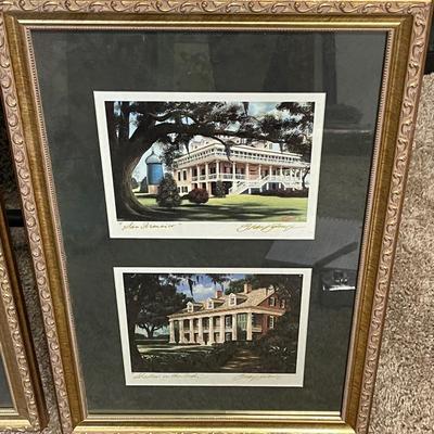 Set of Two Signed Brad Thompson Lithographs 