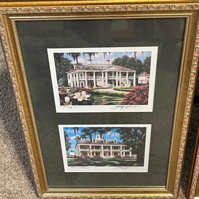 Set of Two Signed Brad Thompson Lithographs 