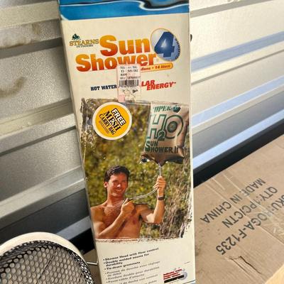 Camping portable Heaters & Sun Shower