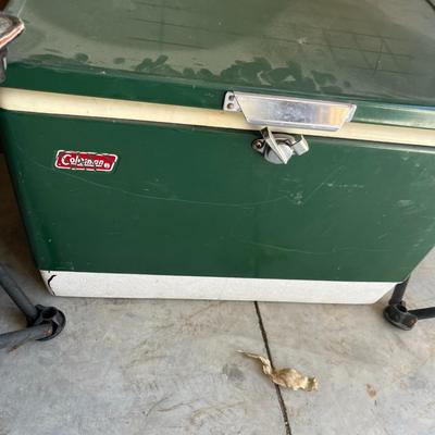 Camping Chairs & Vintage Coleman Cooler