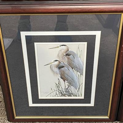 Set of Two Signed Art Lamay Lithographs