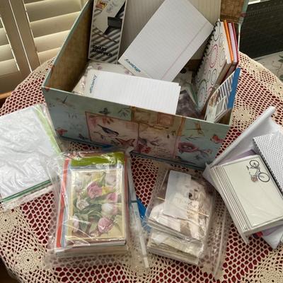 Box of Cards and Paper