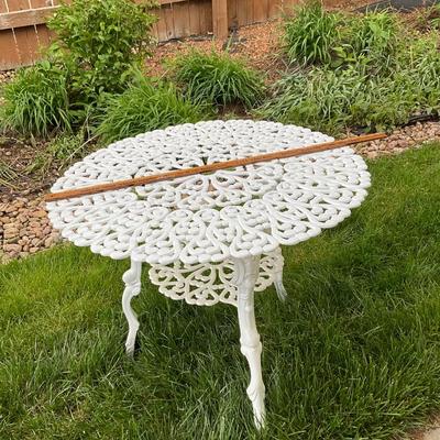 Cast Aluminum a 32â€ Patio Table