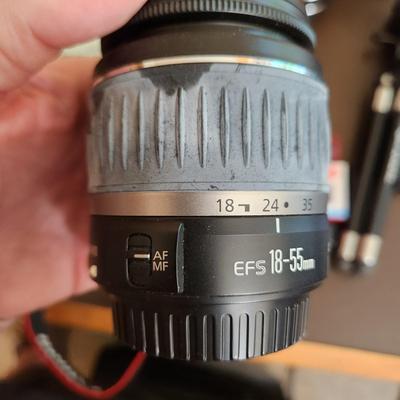 Canon Rebel EOS Xsi Camera Outfit , Bag Lenses , Remote, Manuals, Tripod