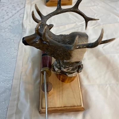 Collectible Hand Crafted Deer Set