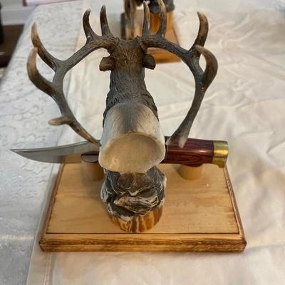 Collectible Hand Crafted Deer Set