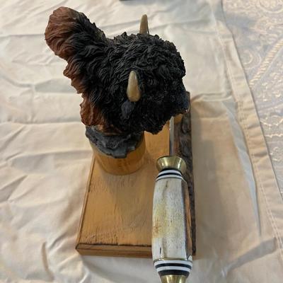 Collectible Handcrafted Buffalo Set