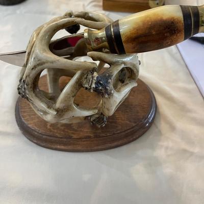 Collectible Handcrafted Antler Set