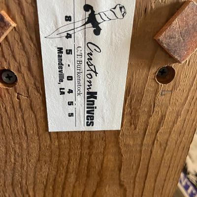 Original Handcarved Chuck Burkenstock Piece