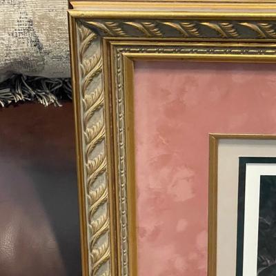 Certified Signed Patty Banister "The Fountain" Professionally Framed