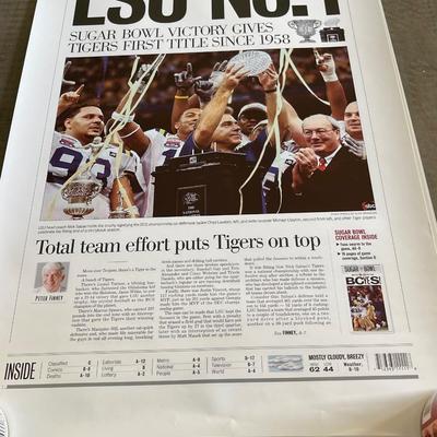 LSU 2004 Sugar Bowl Win Prints