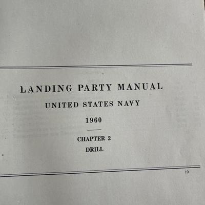 US Navy 1960 Landing Party Manual
