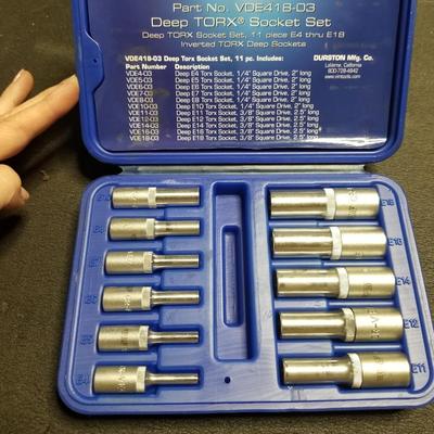 VIM Tools Deep Torx Socket Set
