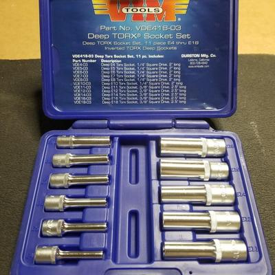 VIM Tools Deep Torx Socket Set
