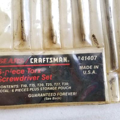 Craftsman Torx Screwdrivers