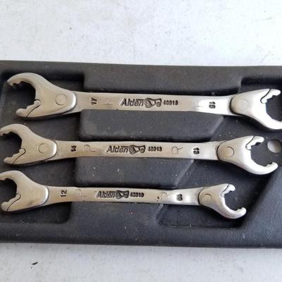 Alden Metric Open End Ratchet Set