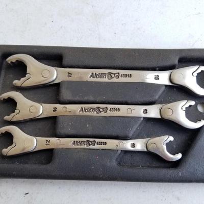 Alden Metric Open End Ratchet Set