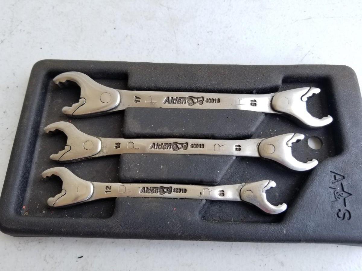 Alden Metric Open End Ratchet Set