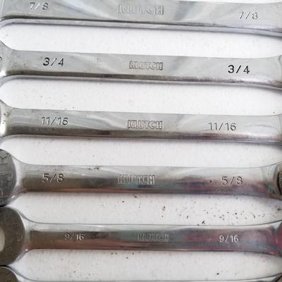 Klutch Ratcheting Wrench Set