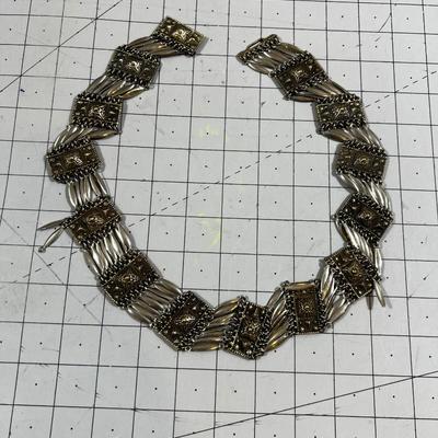 Belt, Marked Silver Mexico 