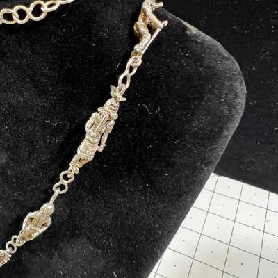 AUTHENTIC Thunderbird, Kachina Pendant in Silver with Turquoise