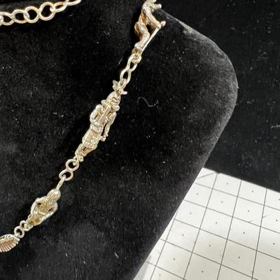 AUTHENTIC Thunderbird, Kachina Pendant in Silver with Turquoise