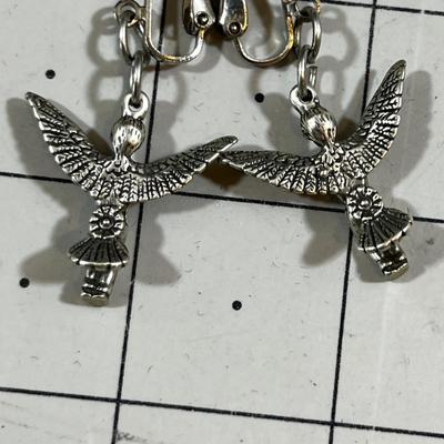 Pair of Thunderbird Kachina Clip on Earrings