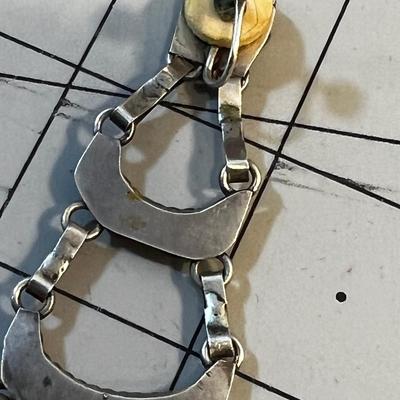 Marked Sterling's, Earrings with Screw back. 