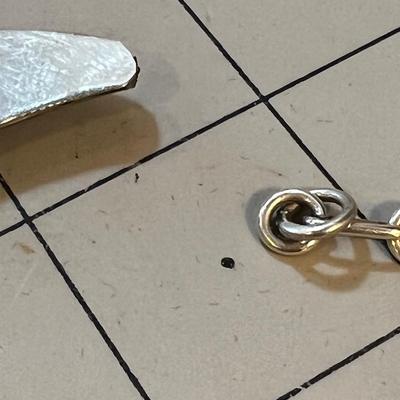 Sterling Necklace Pink / White Stones 