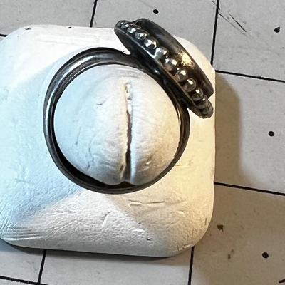 Silver Old Pawn Ring, Turquoise 