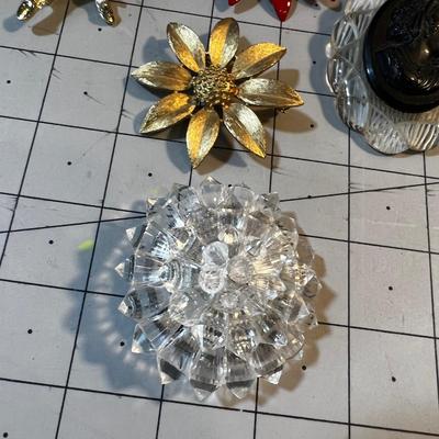 Venetian Glass Necklace, Vintage Pink & Blue Glass 